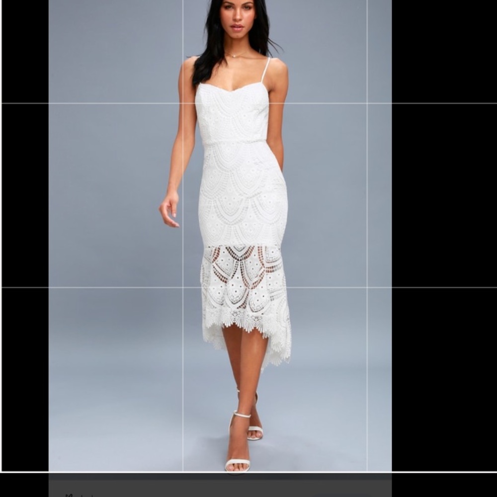 Lulu’s White Lace Dress